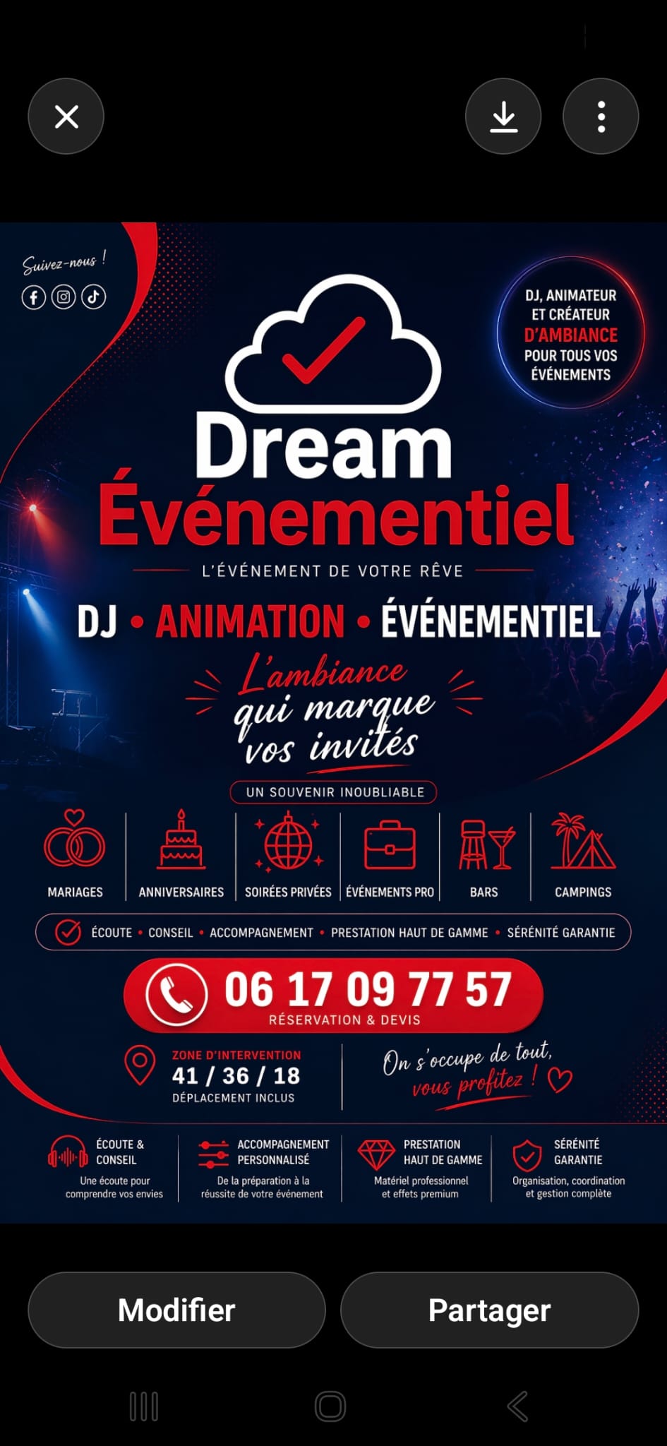 Installation DJ professionnelle Dream Évènementiel