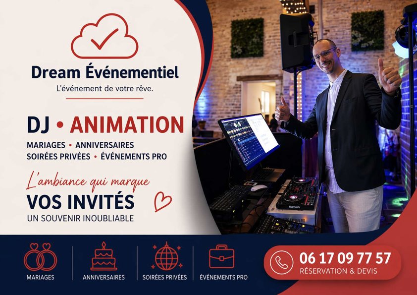 William Devanne aux platines pour Dream Évènementiel